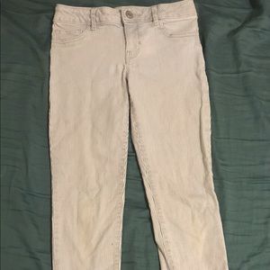 GAP denim size 10 reg. Stretch Jegging girls blue stripe jeans